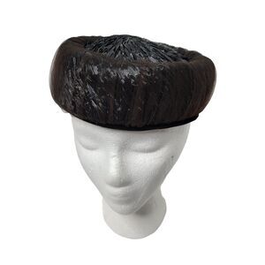 Vintage Russian Black Hat Monticello Church Sunday Derby